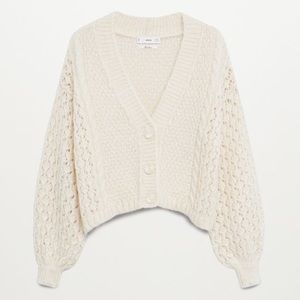 ⚡️BRAND NEW⚡️ MANGO Openwork Knit Cardigan